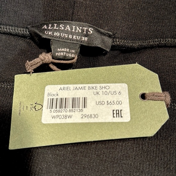 All Saints Ariel Jamie Bike Shorts - Picture 13 of 13